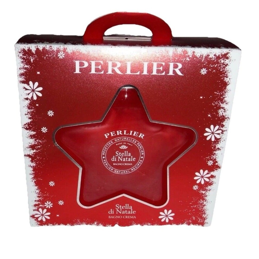 Perlier Stella di Natale Bagno Crema * Brand New In Box! * Luxurious Bath Cream